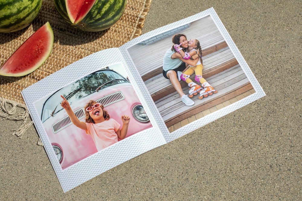 Place your favorite summer moments into a custom printed photo book